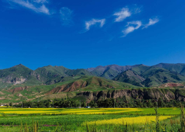 最高峰疏勒南山的团结峰海拔5808米.