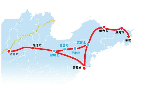 潍莱高铁计划2020年建成通车 高铁网密集,直达24省会直辖市