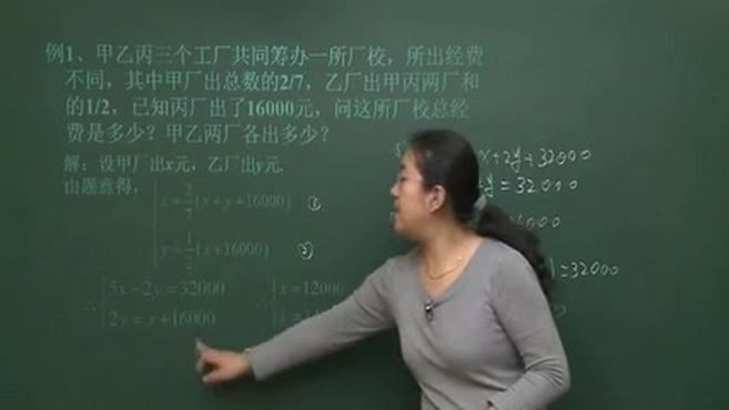 [图]初中数学，列二元一次方程解应用题的基本步骤讲解，轻松学数学！