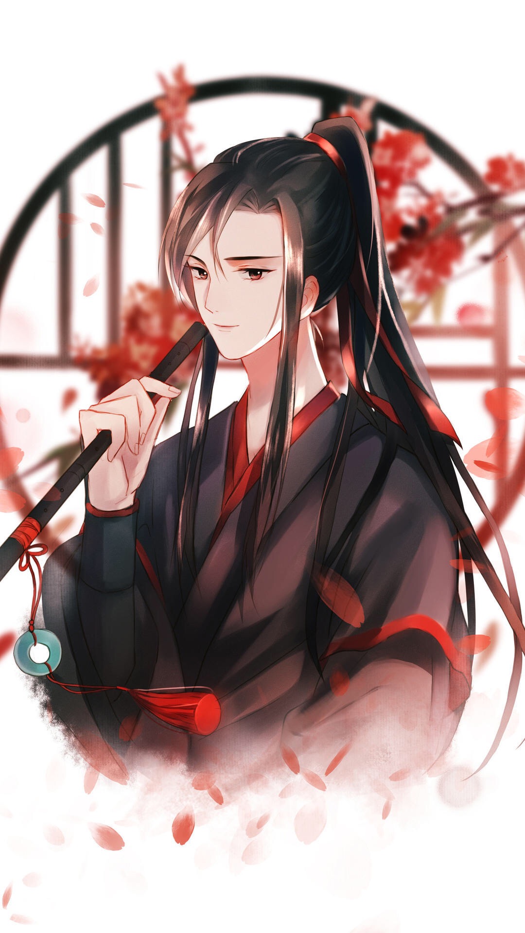 魔道祖师二次元古风壁纸,他生莫作有情痴,人间无地着相思