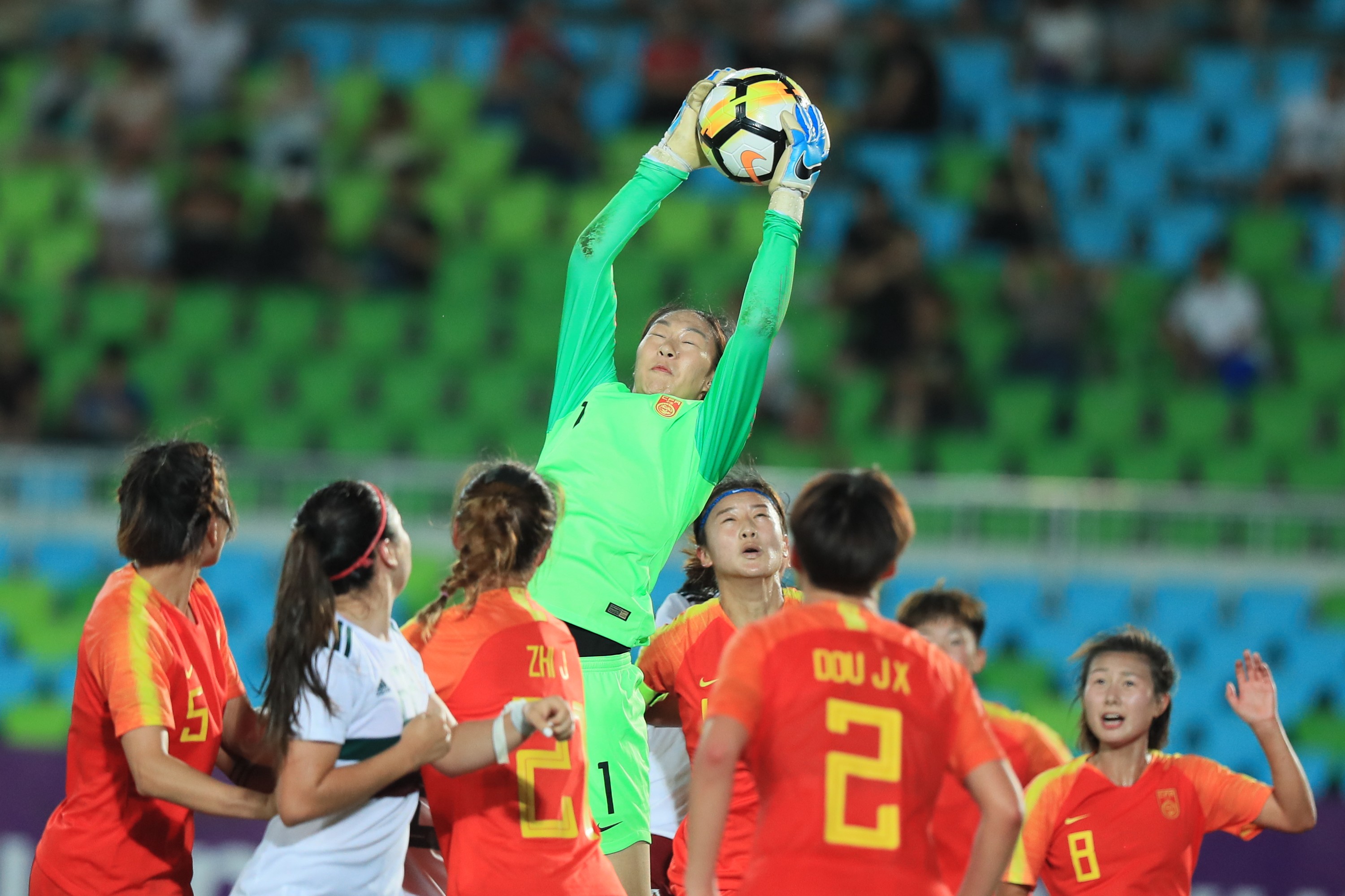 足球——国际青年女子足球锦标赛:中国胜墨西哥(4)