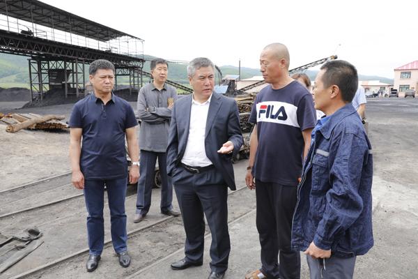 王兆成深入兴农镇煤矿就煤矿安全工作进行检查