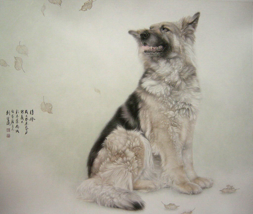 观其神韵 见其功底 中国动物画第一人 刘继彪工笔画欣赏