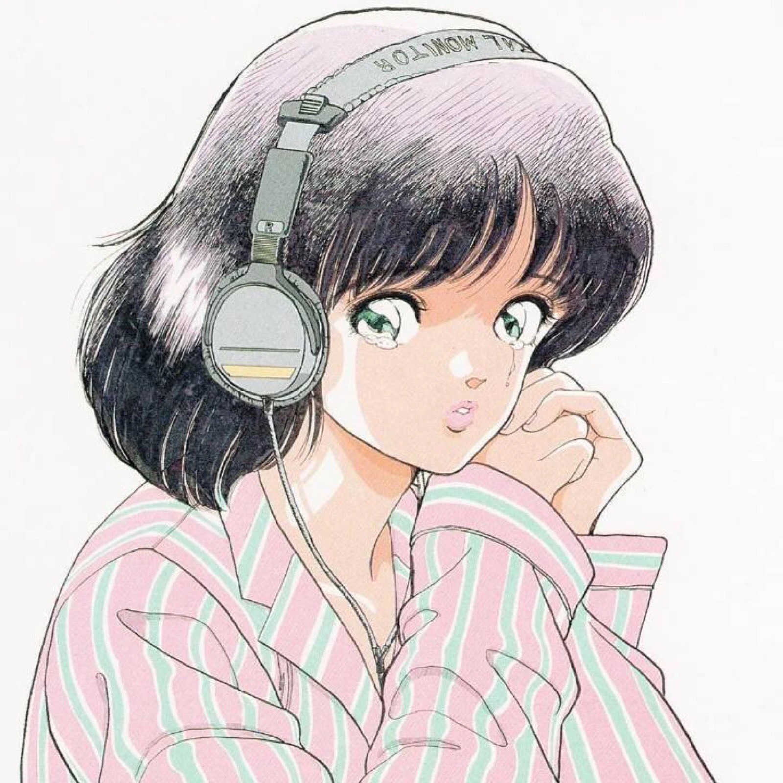 复古旧漫风女生头像