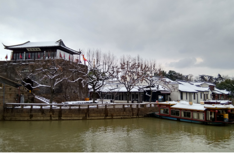 枫桥夜泊景区雪景,喜欢雪景的小伙伴赶紧收藏起来哦!