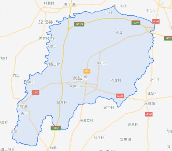 武强县县城地图图片