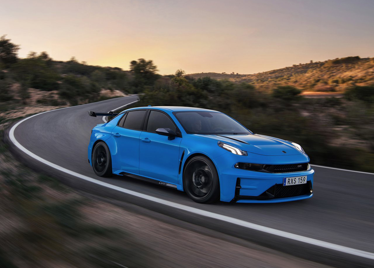 全高清 lynk co 03 cyan concept官方图片