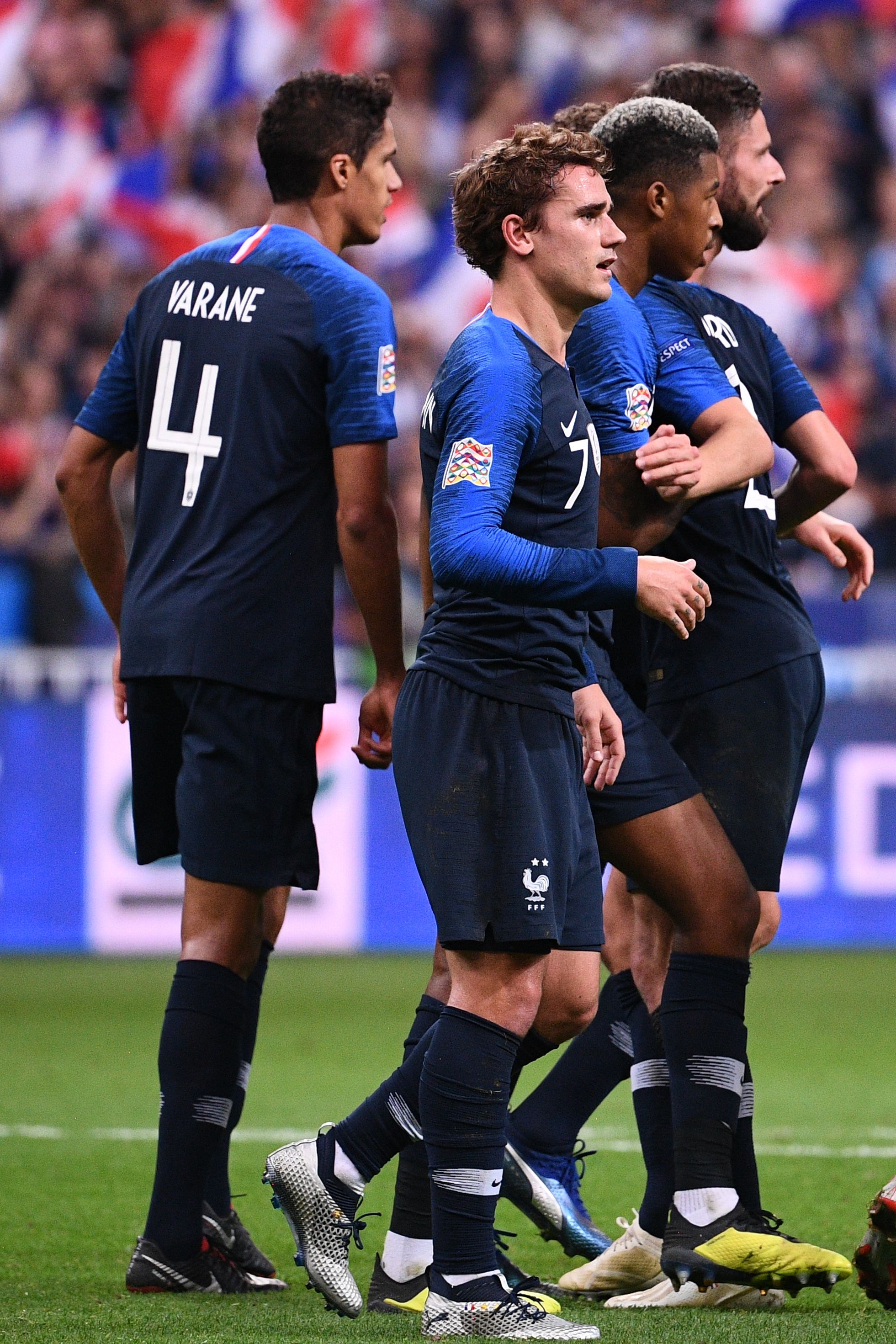 足球——欧洲国家联赛:法国胜德国(4)