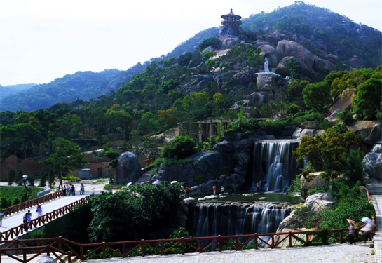 厦门二十景之金山松石 虎溪月夜