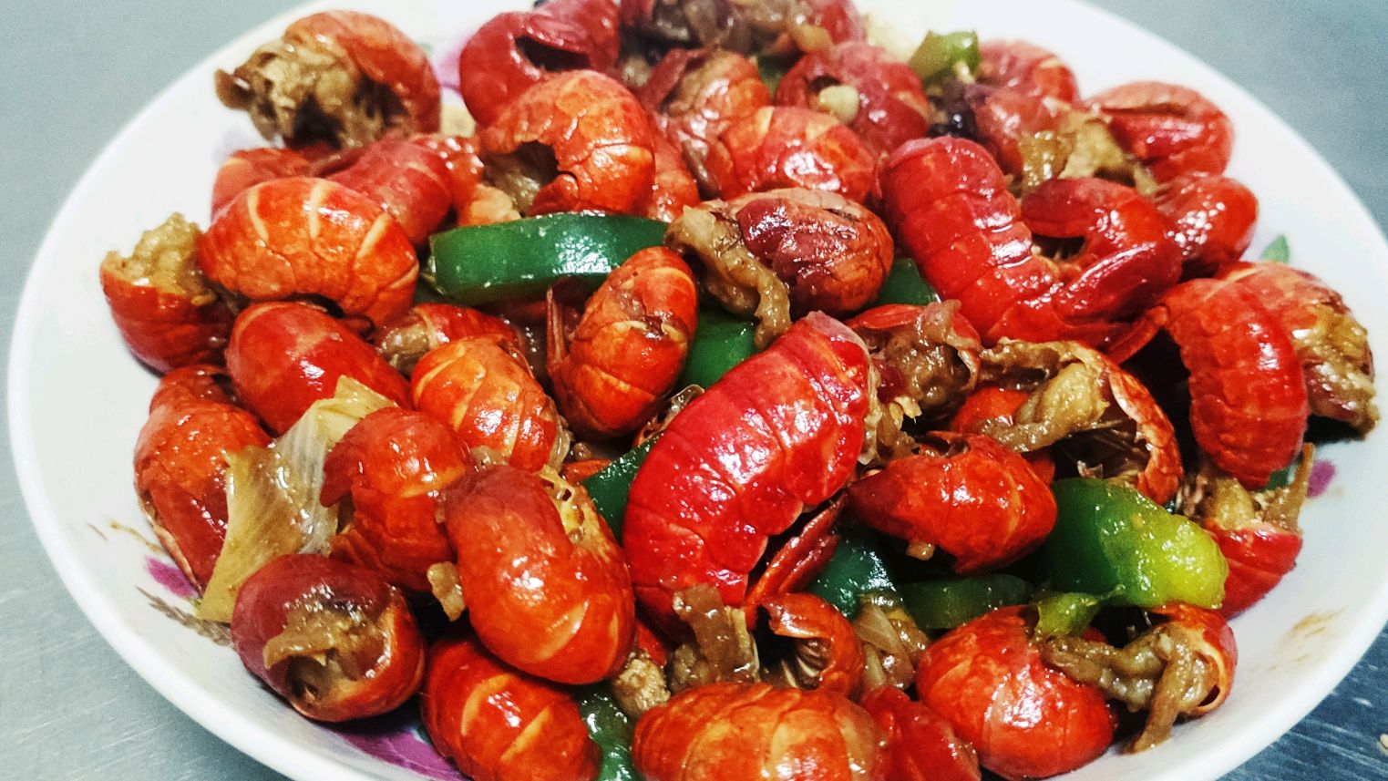 炒虾尾,自己在家做,健康美味