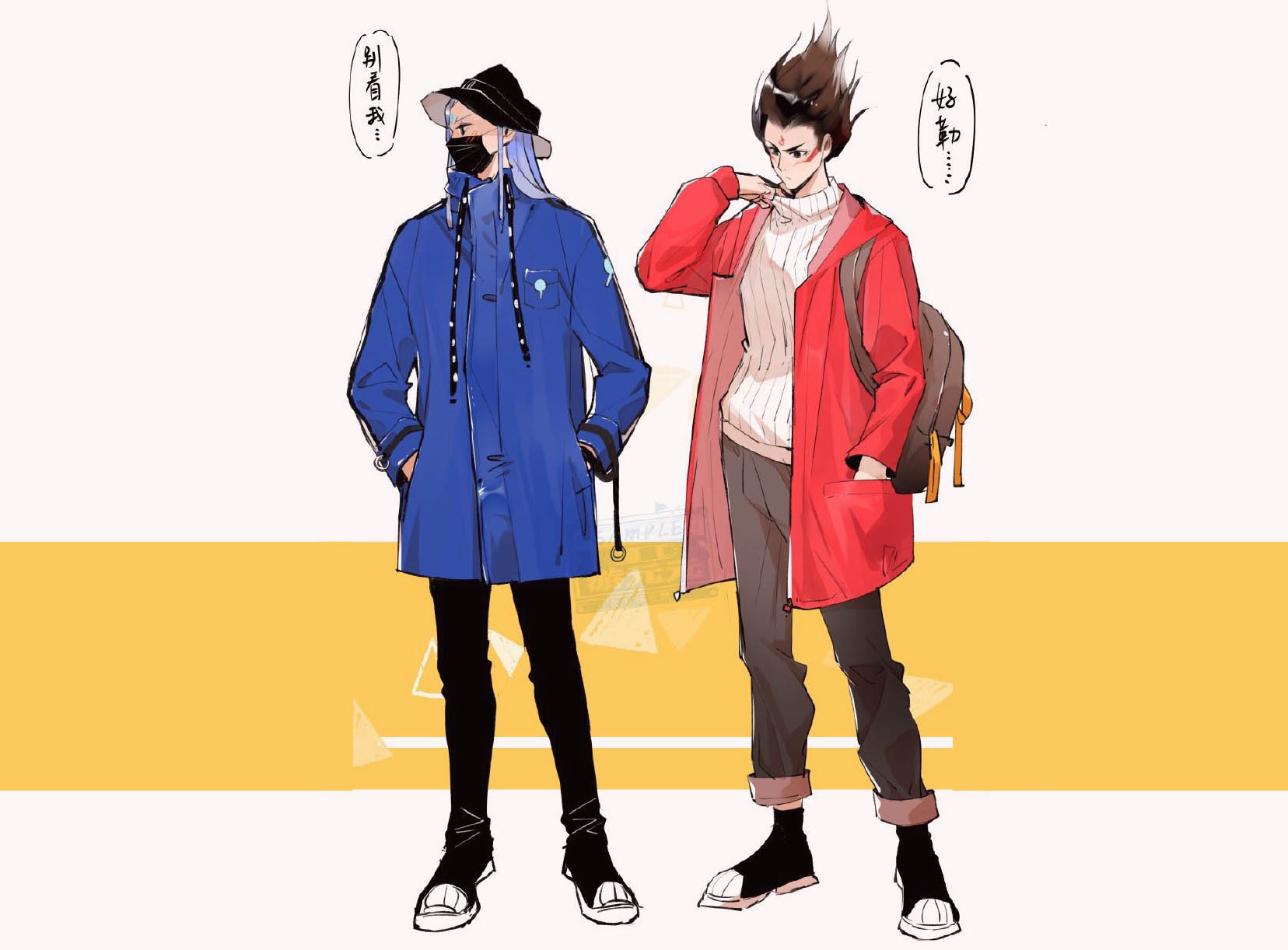 哪吒之魔童降世:藕饼cp不同的现代装,躲过了西装却没躲过女仆装