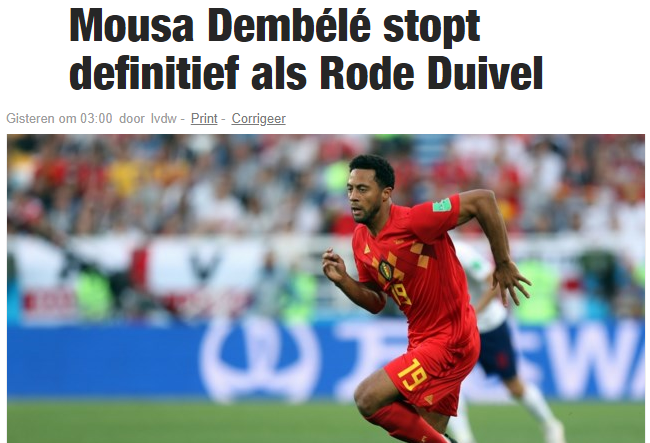 一年未获征召,富力外援登贝莱将退出比利时国家队