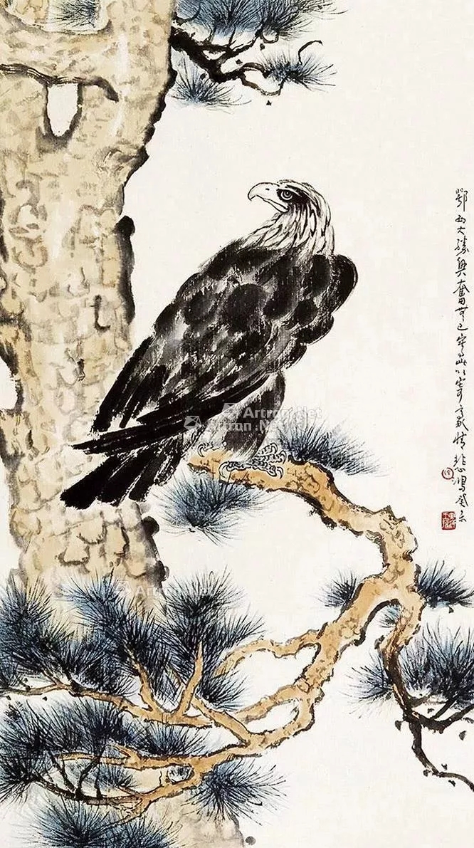 12.松鹰图(徐悲鸿)