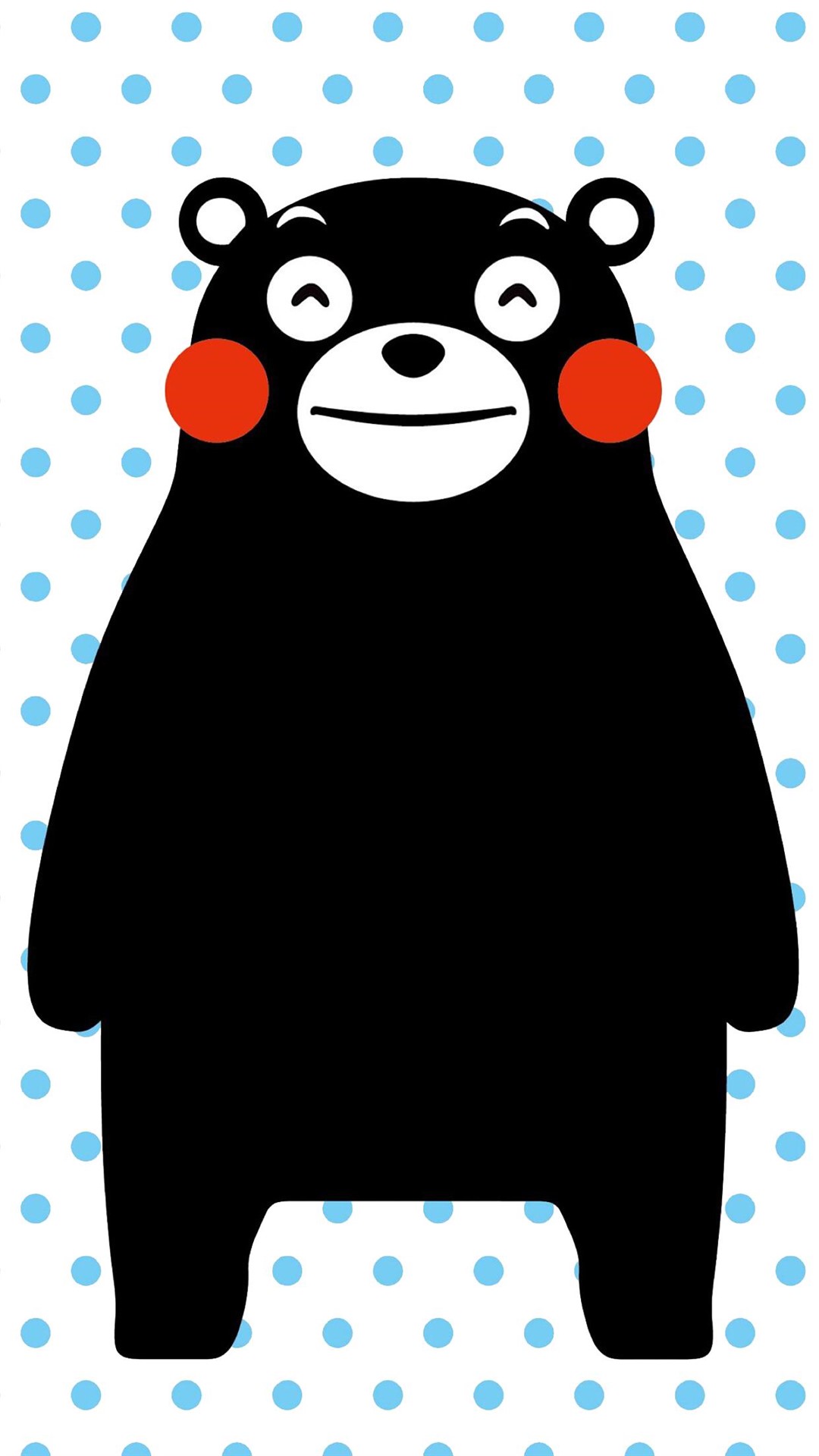 可爱熊本熊手机锁屏壁纸,分辨率1080x1920