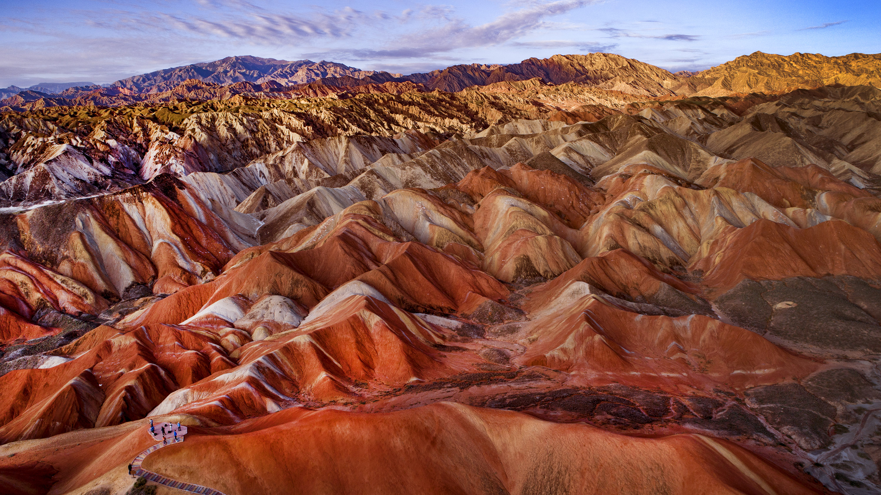 张掖丹霞地貌 七彩缤纷世界(1)