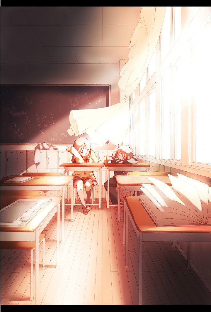 p站美图推荐——教室特辑