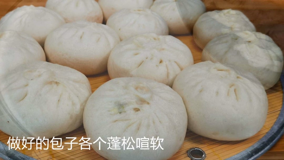 自从知道包子馅可以这样调,一周吃4次都不腻,蓬松暄软真好吃