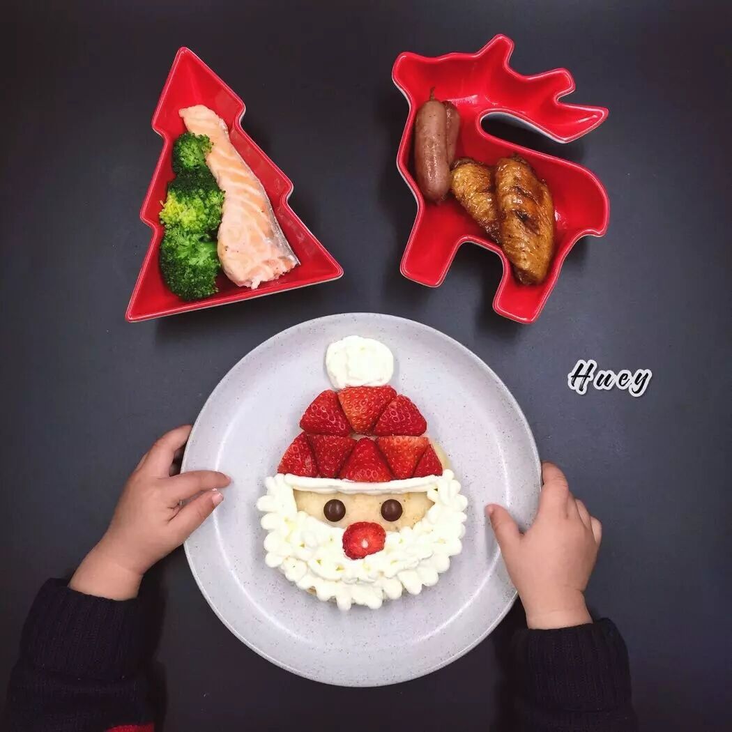 花样儿童早餐分享,充满圣诞节日气息,很好看!