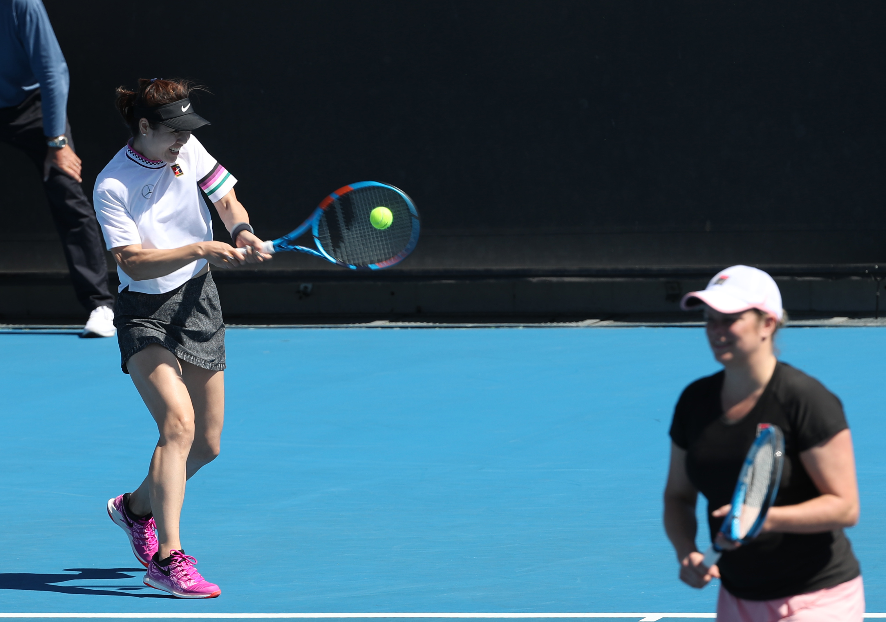 网球——澳网:李娜/克里斯特尔斯出战元老赛双打