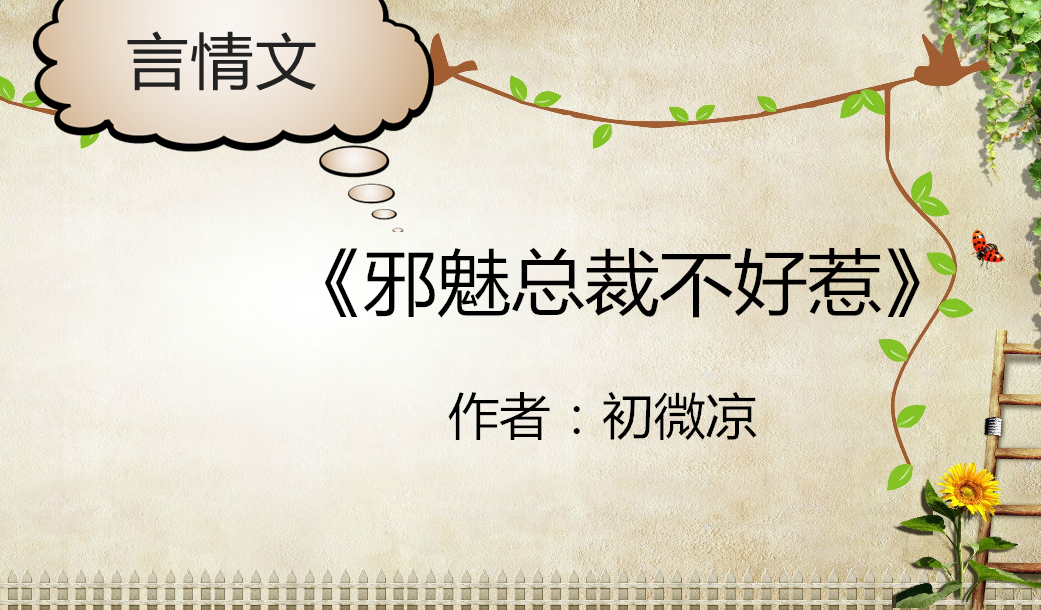 言情文:你是我义无反顾撞过的南墙,却是黄粱一梦的空欢喜一场