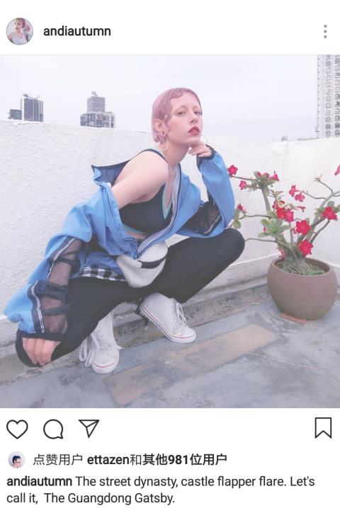 andi胆子太大!坐天台拍照没有防护措施,吴卓林第一个点赞