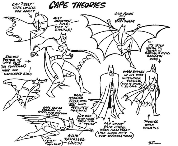 蝙蝠侠动画系列:15件未发现的早期艺术作品!