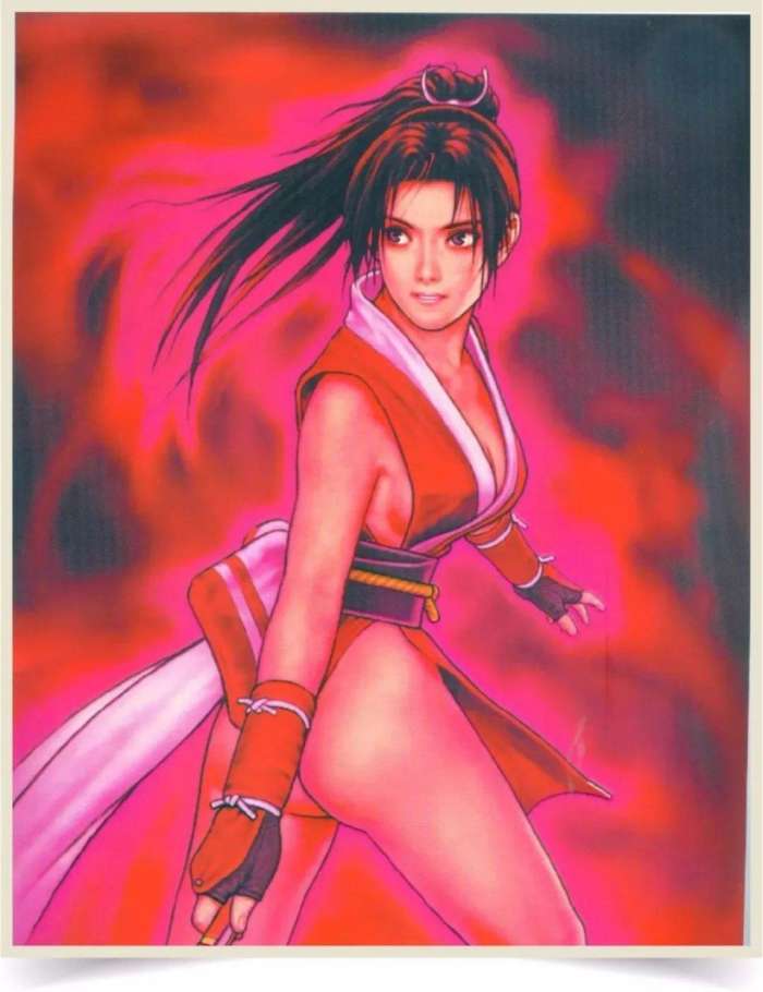 《拳皇97》中不知火舞的角色原型,来自两个著名的日本女星