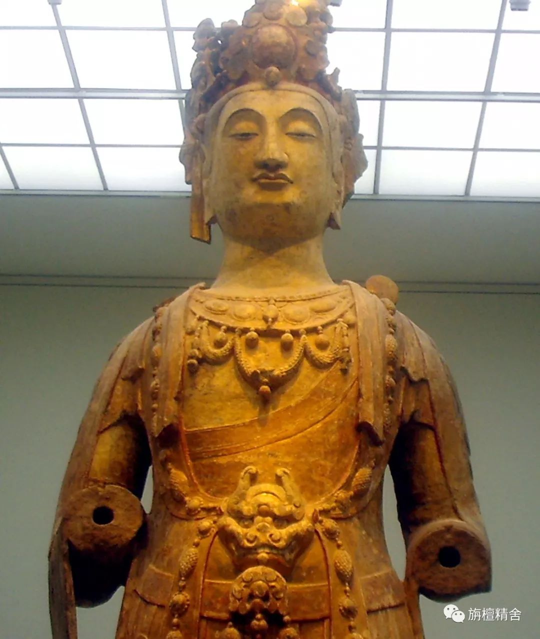 大都会镇馆之宝 | 北齐彩绘石雕观音菩萨像
