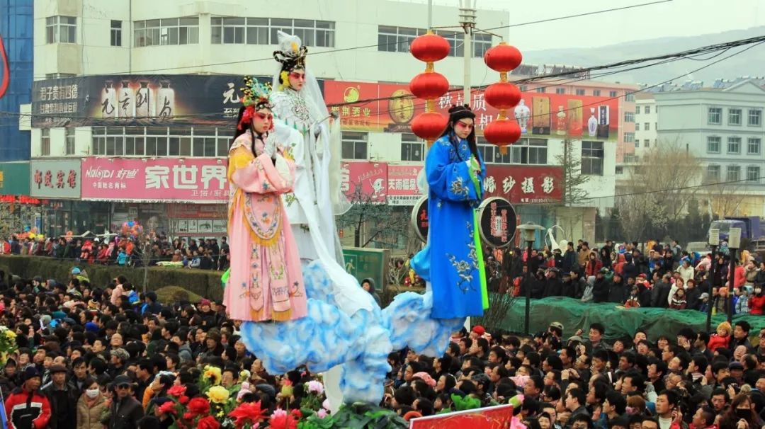 天天非遗丨庄浪"高抬,由驱鬼演变而来