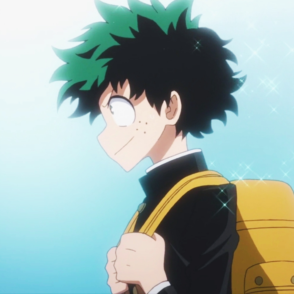 自截动漫男生头像,想要成为英雄的绿谷出久