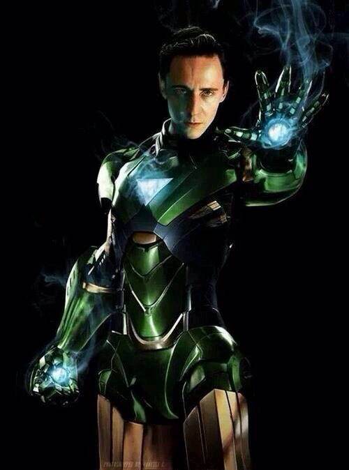 漫威dc超级英雄穿上钢铁战衣是什么样呢?洛基金刚狼帅,浩克无辜