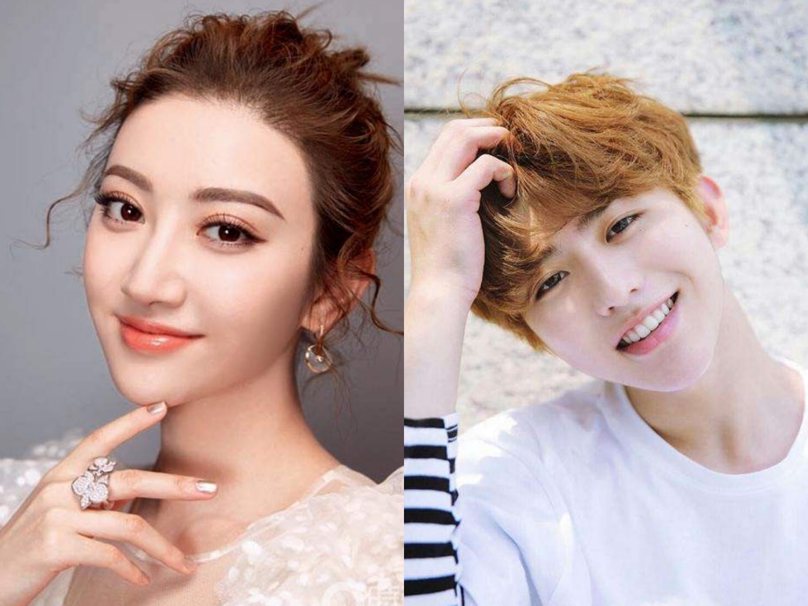 大家看看景甜和蔡徐坤长得真的像吗?