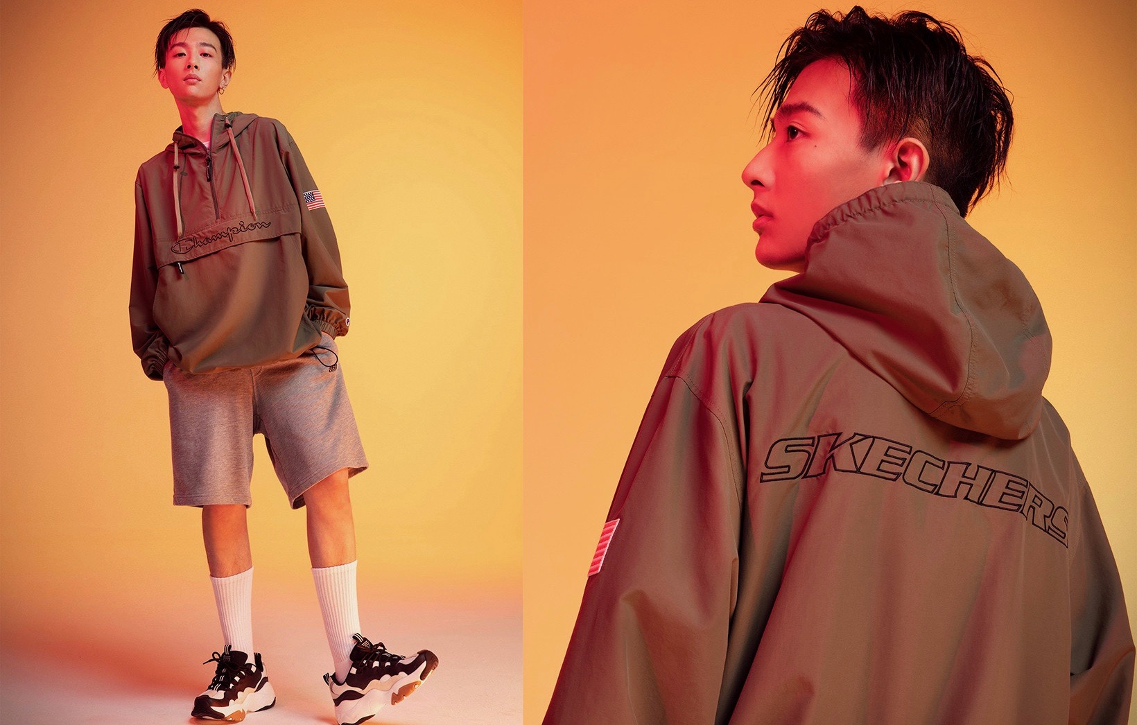 又是手慢无系列!skechers x champion联名系列正式公布!