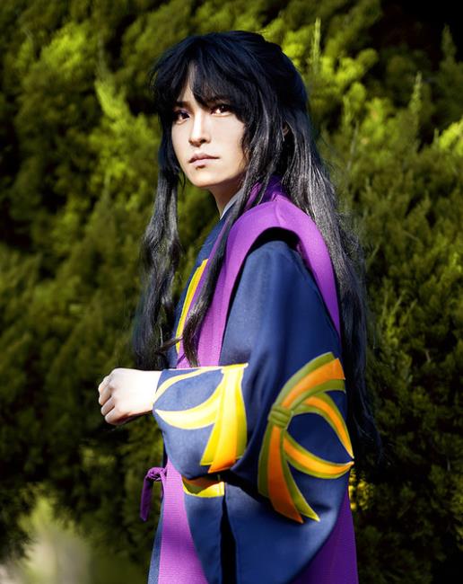 犬夜叉cos,果然三次元的神乐比较美,奈落好像长发欧巴桑哦!