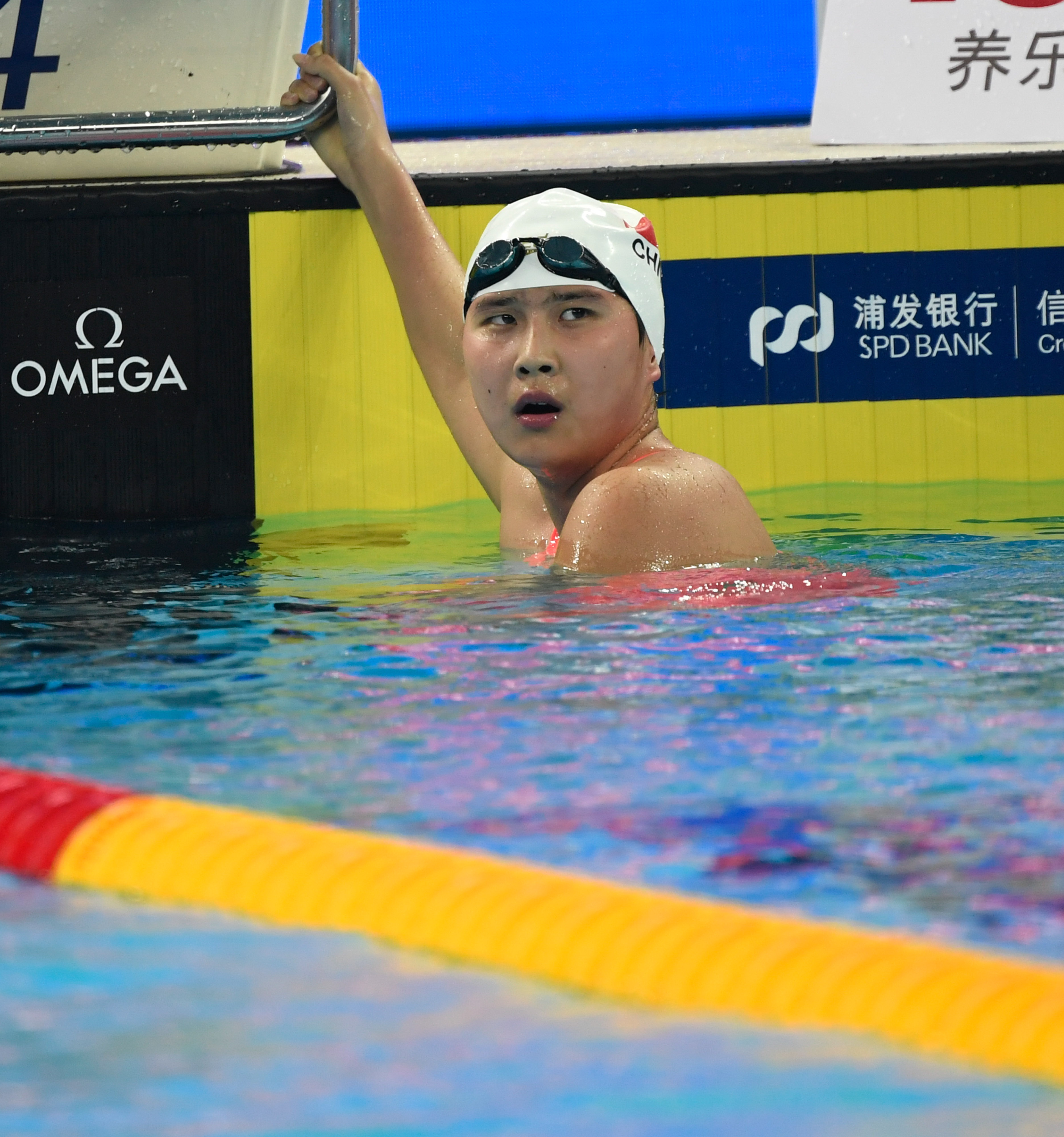 游泳——短池世锦赛:王简嘉禾获女子800米自由泳冠军