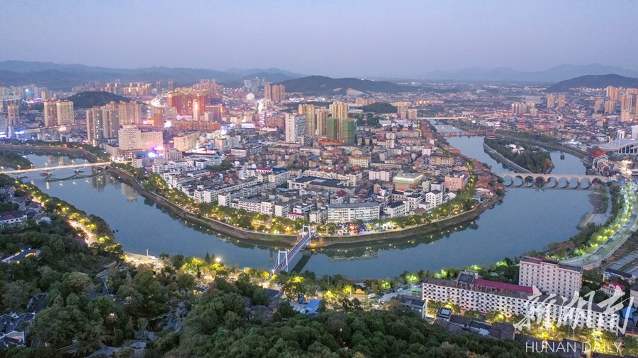 山水洲城美丽画卷