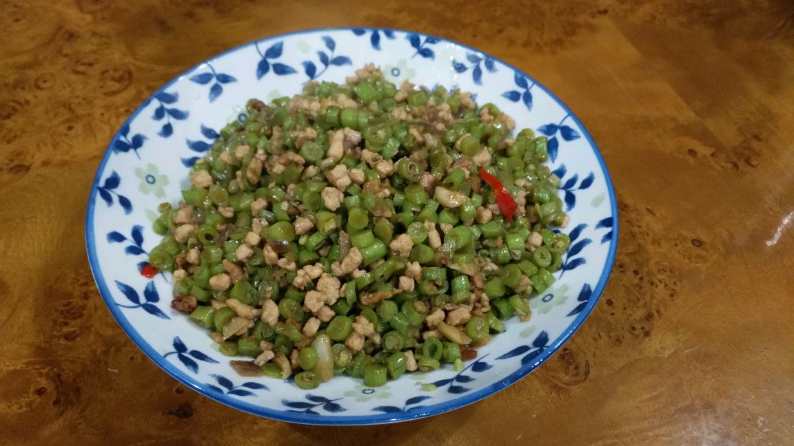 肉末豆角这样炒超级下饭