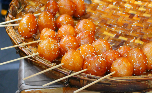 四川成都著名汉族小吃:糖油果子