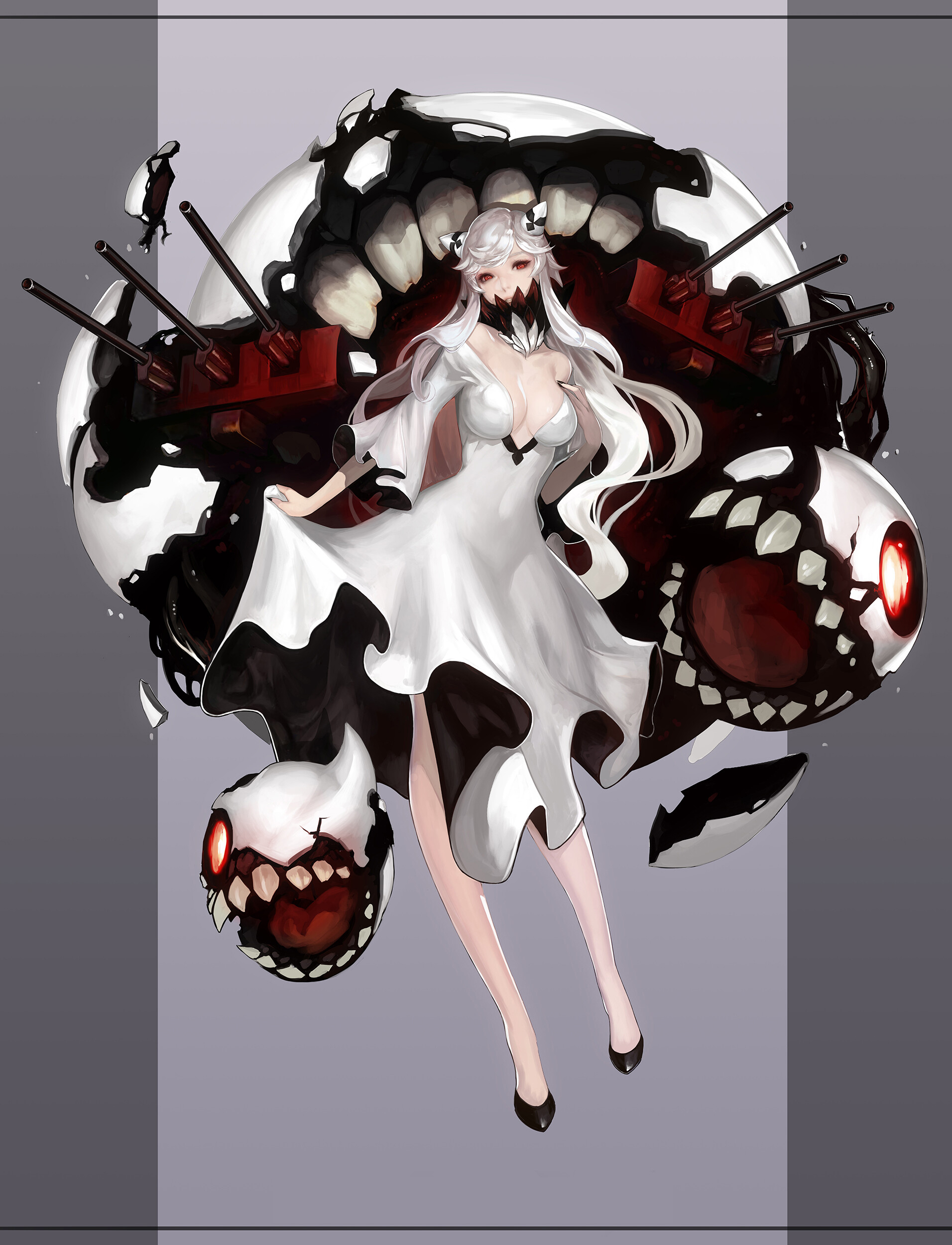 国人画师一组漂亮人物插画作品造型美型画风细致的精美大作