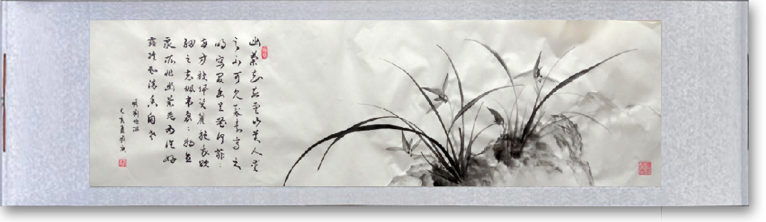 兰薰桂馥—西安画兰名家刘庚国画作品欣赏