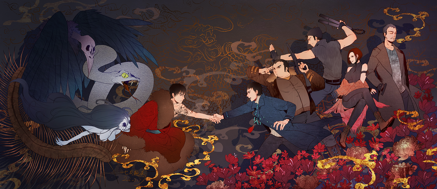 微耽:"医生总喜欢在下雪的时候,不撑伞"