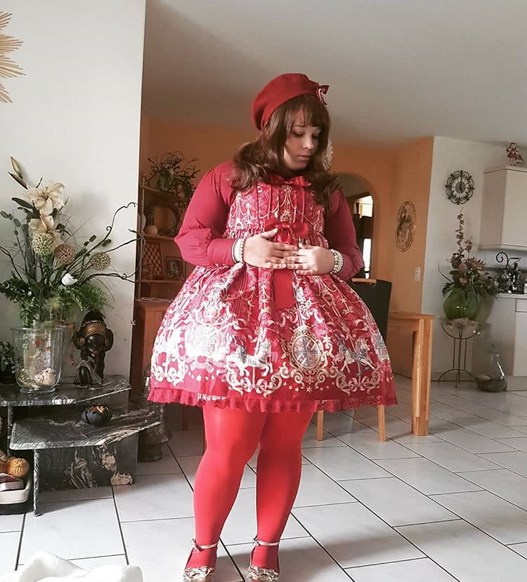 150斤的胖lo娘,穿洛丽塔洋装超可爱!网友:果然胖和丑没关系