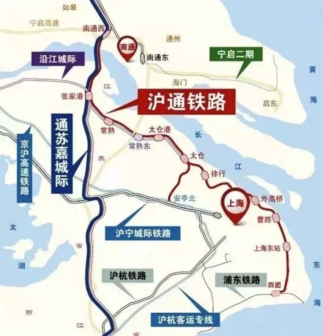 长三角城际铁路网的重点:满足上海与长三角城市群边缘交通需求