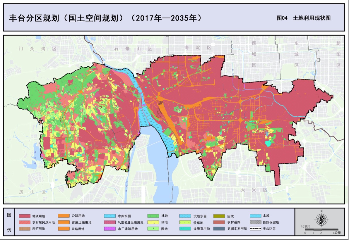 丰台区规划建设图图片