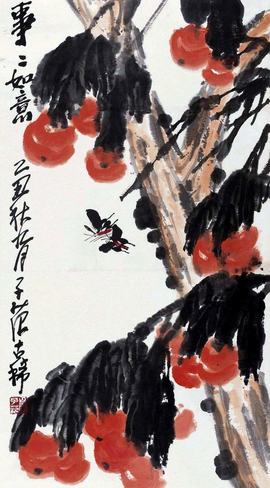 著名花鸟写意画家崔子范,国画作品欣赏!