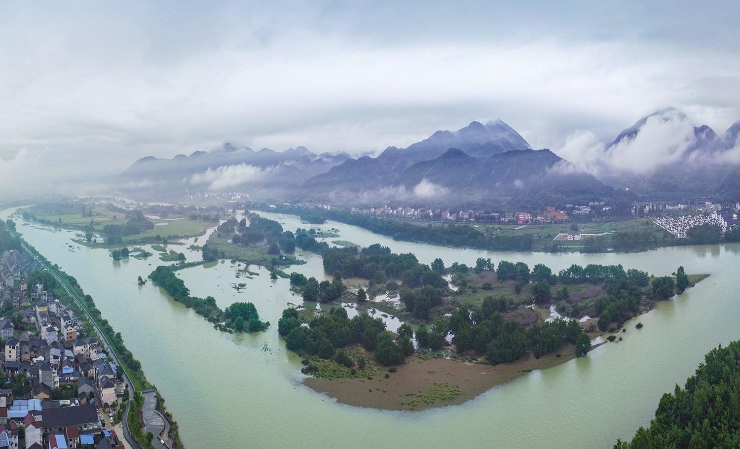 浙江丽水古堰画乡 山青水秀美景如画