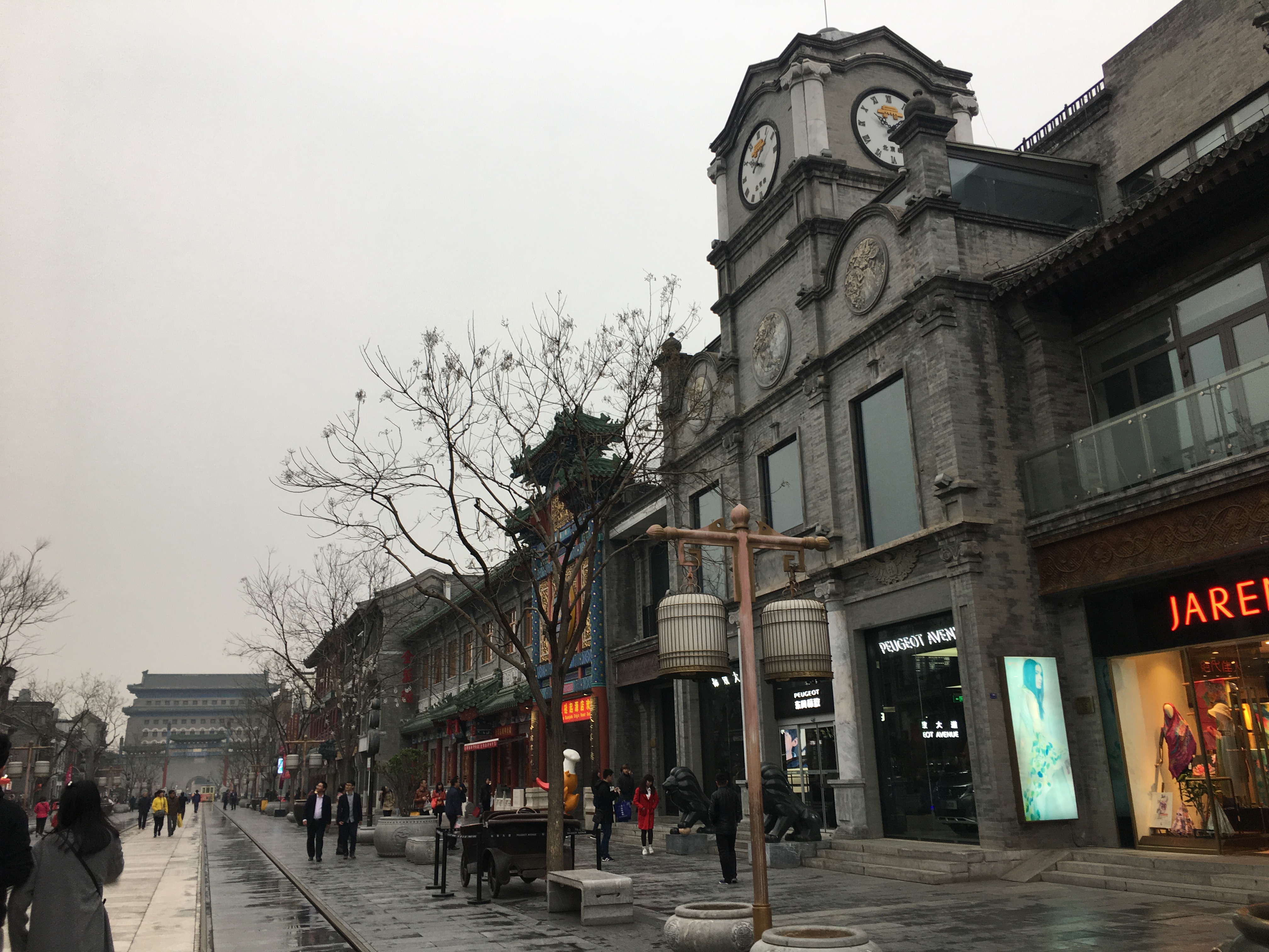 穿梭在北京的老商业街