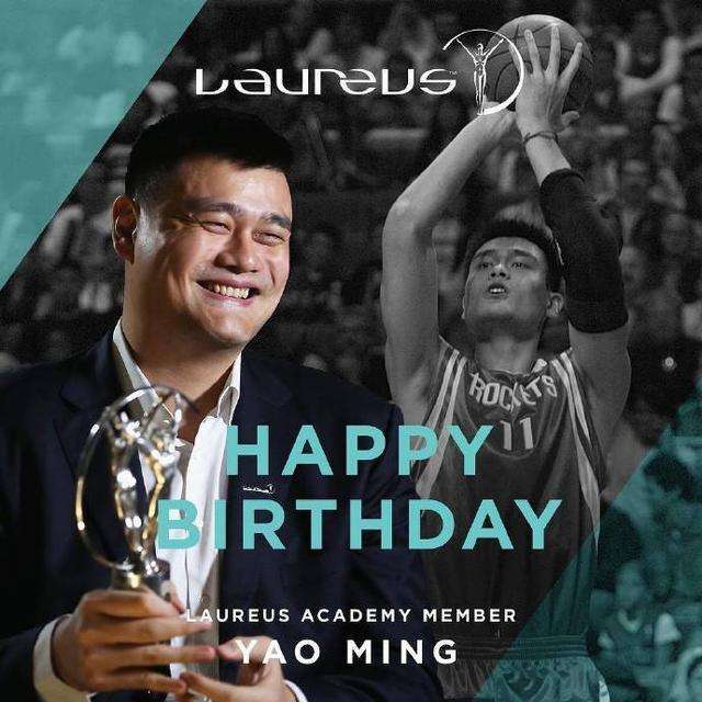 我们的伟人姚明38岁生日,美媒精美海报送祝福,韦德给出极高评价