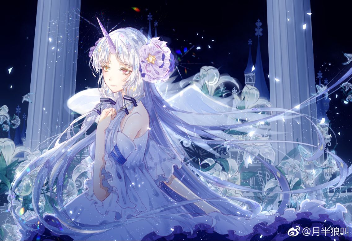 一组画风超美的插画,洛天依,乐正绫,星尘你想要的这里