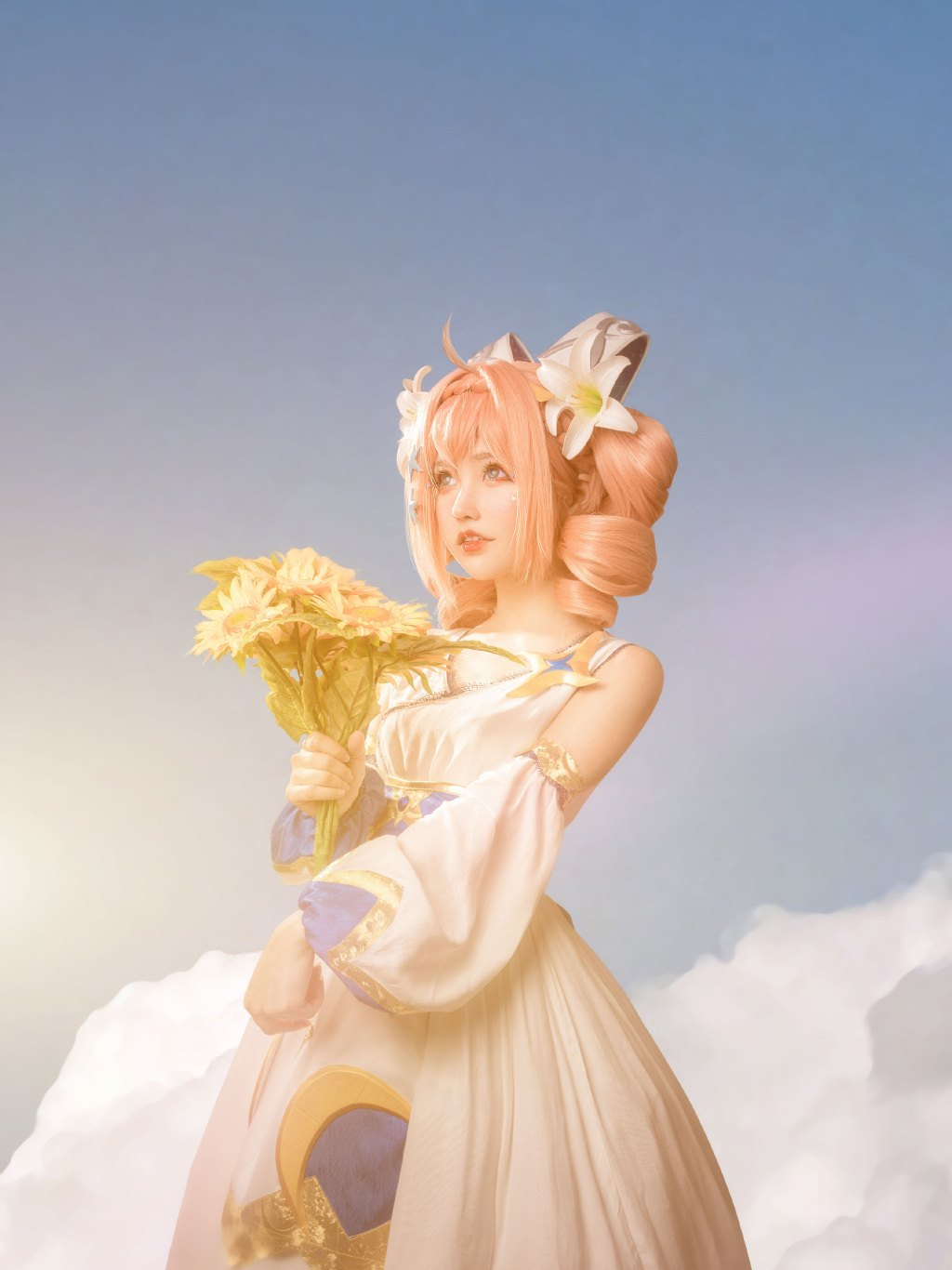 王者荣耀蔡文姬cos:男神是孟德大人,喜欢的宠物是阿典